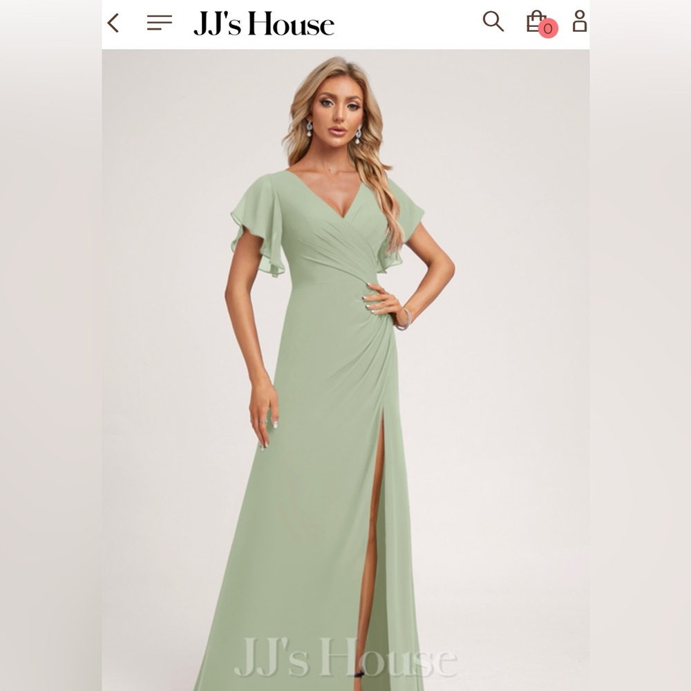 Super flattering JJs House bridesmaids dress